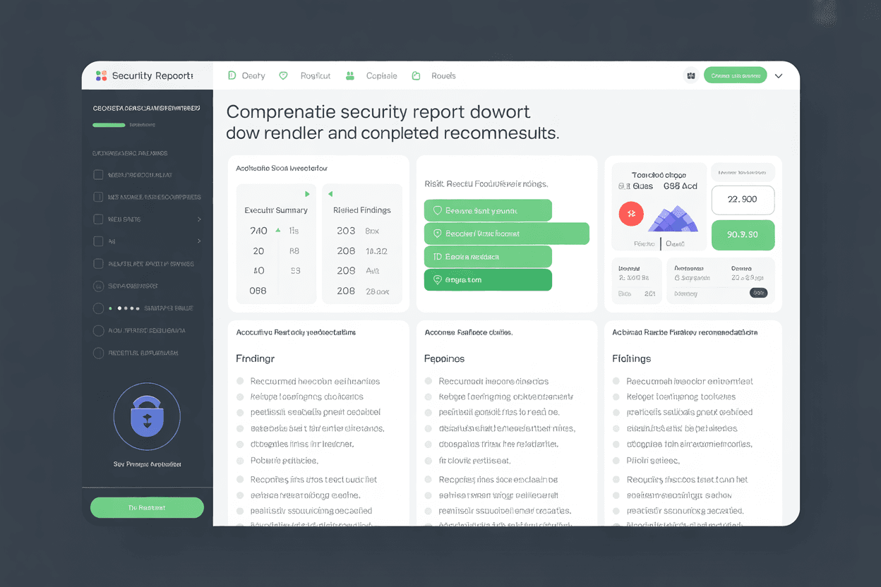 Instant security report